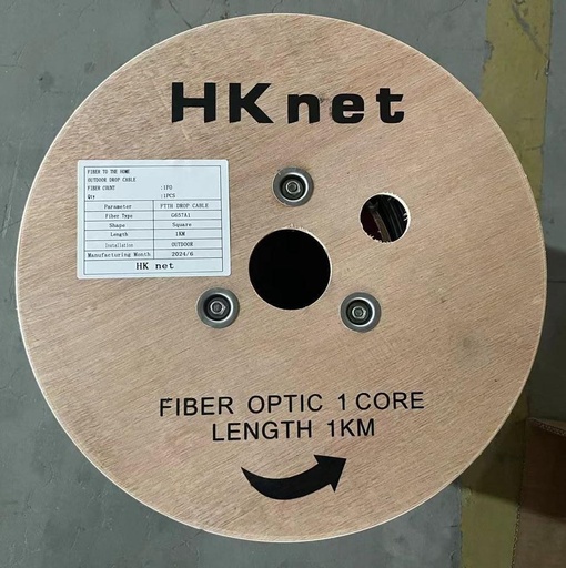 Drop de Fibra 1 HILO 1KM 3 MENSAJERO ACERO